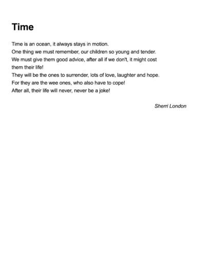 Time — Sherri London